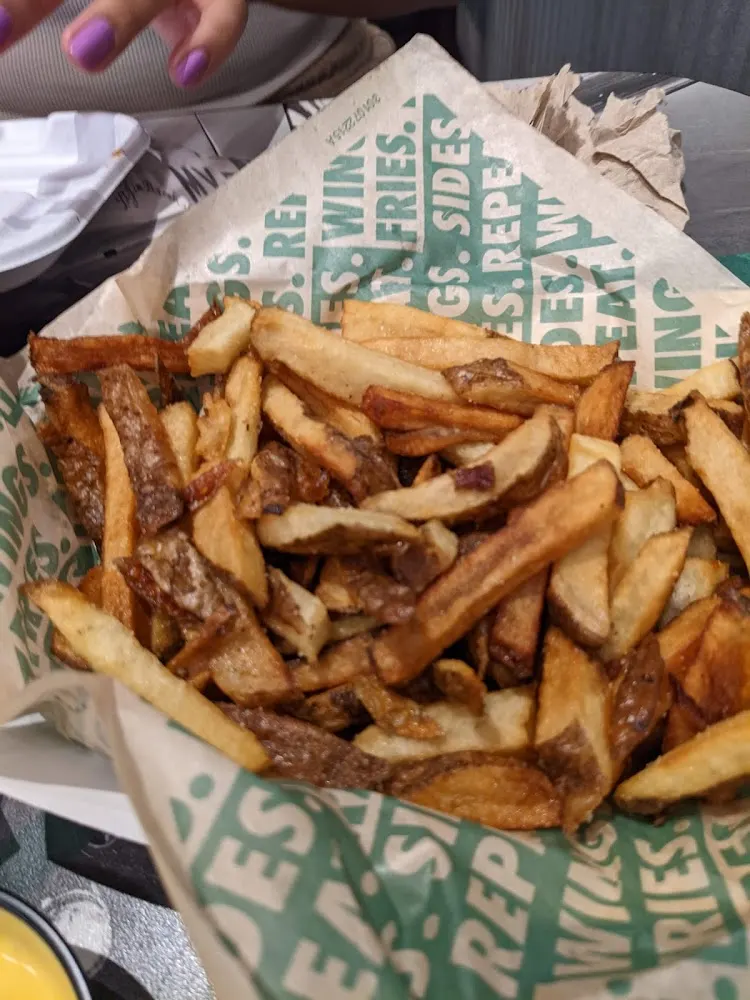 Wingstop food and storefront view at 1680 Route 22 East in Watchung, New Jersey