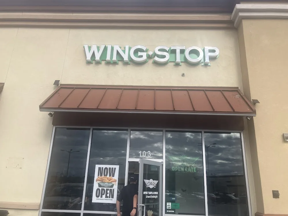 Wingstop food and storefront view at 4100 Central Avenue SW 103 in Albuquerque, New Mexico