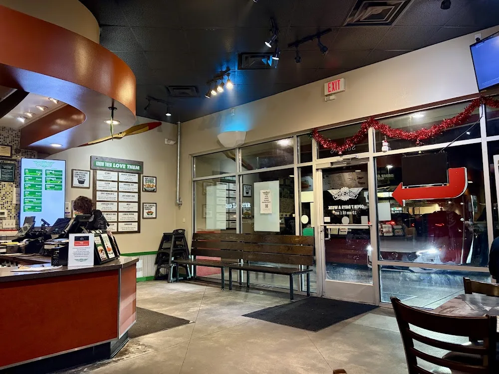 Wingstop food and storefront view at 6125 Montgomery Blvd Ne Ste 66 in Albuquerque, New Mexico