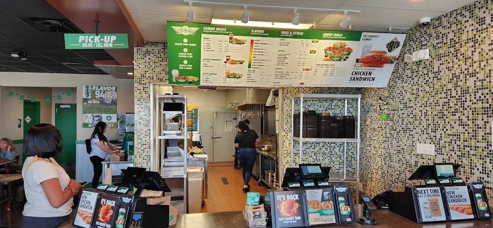 Wingstop food and storefront view at 3113-4 National Parks Hwy in Carlsbad, New Mexico
