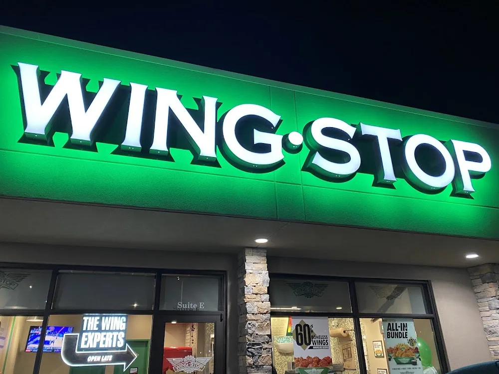 Wingstop food and storefront view at 2901 N Main Street in Roswell, New Mexico