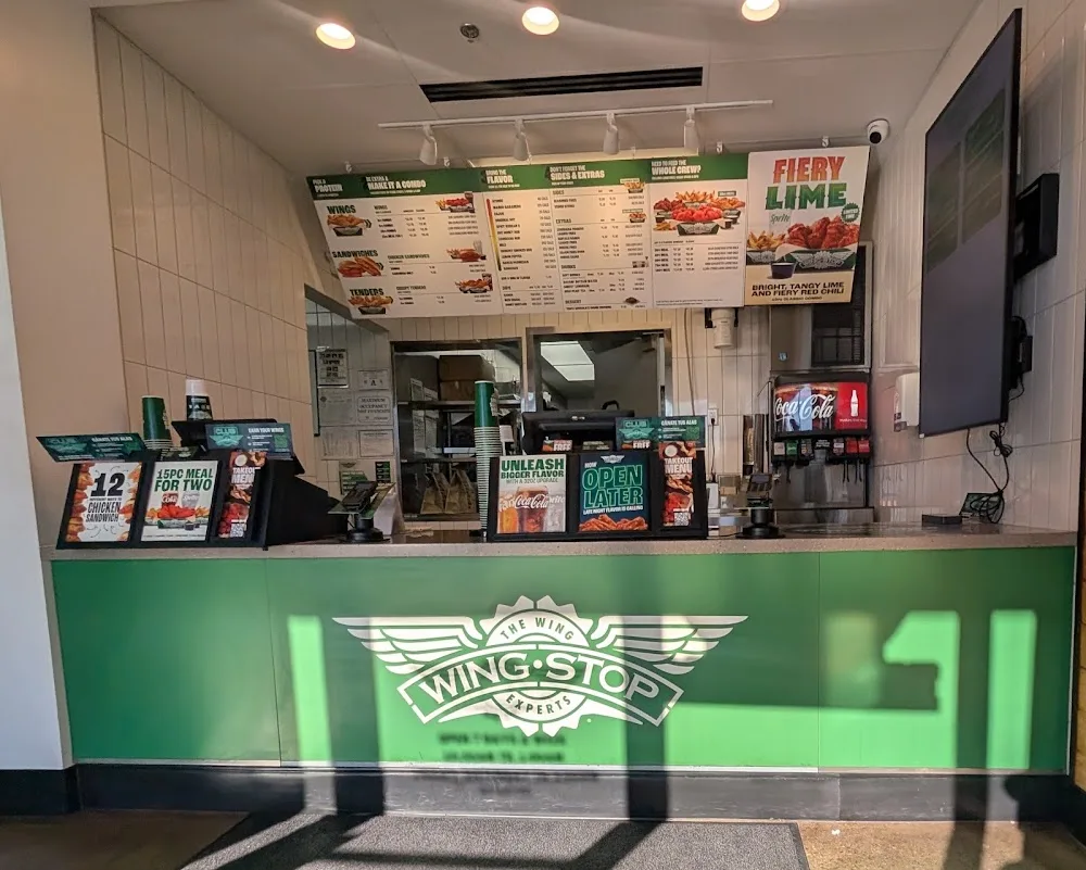 Wingstop food and storefront view at 4440 E. Washington Ave in Las Vegas, Nevada