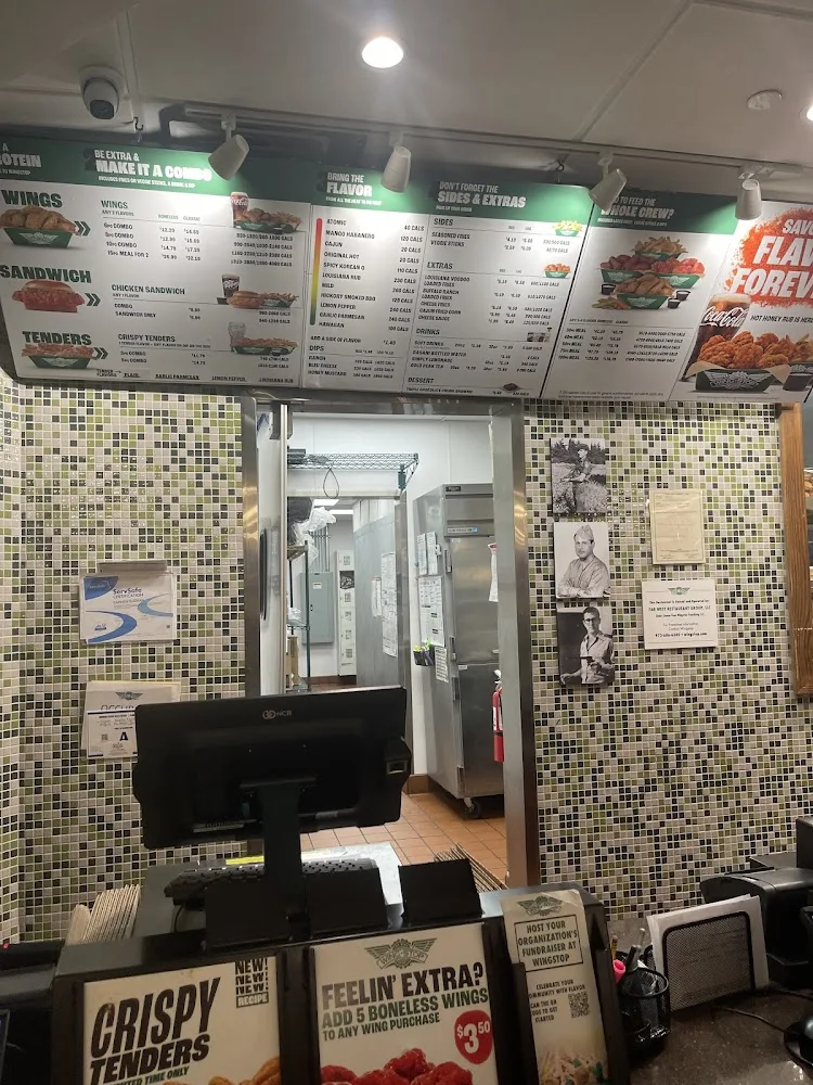 Wingstop food and storefront view at 4111 Boulder Highway in Las Vegas, Nevada