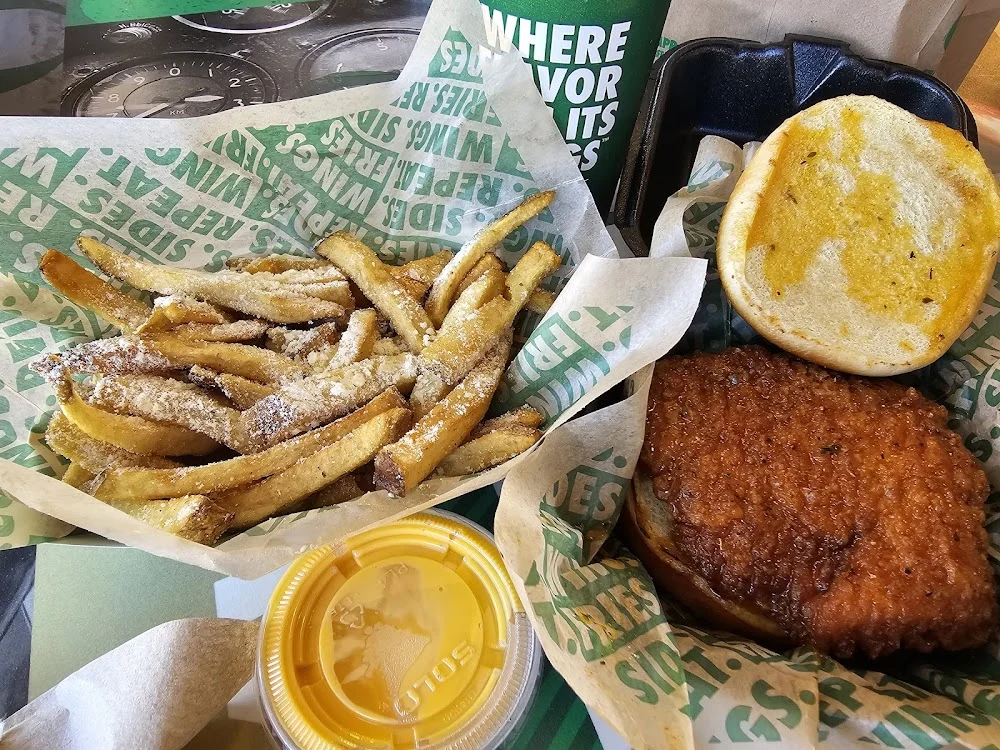 Wingstop food and storefront view at 129 Los Altos Pkwy. Ste 101 in Sparks, Nevada
