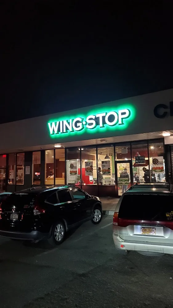 Wingstop food and storefront view at 11114 Flatlands Ave in Brooklyn, New York