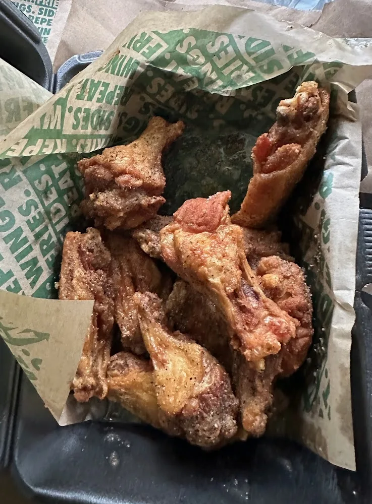 Wingstop food and storefront view at 50 Winslow Gate Rd in Poughkeepsie, New York