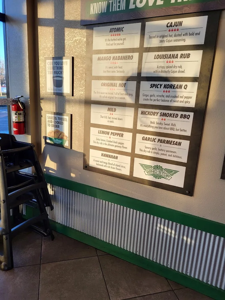 Wingstop food and storefront view at 2238 Tuscarawas Street West in Canton, Ohio