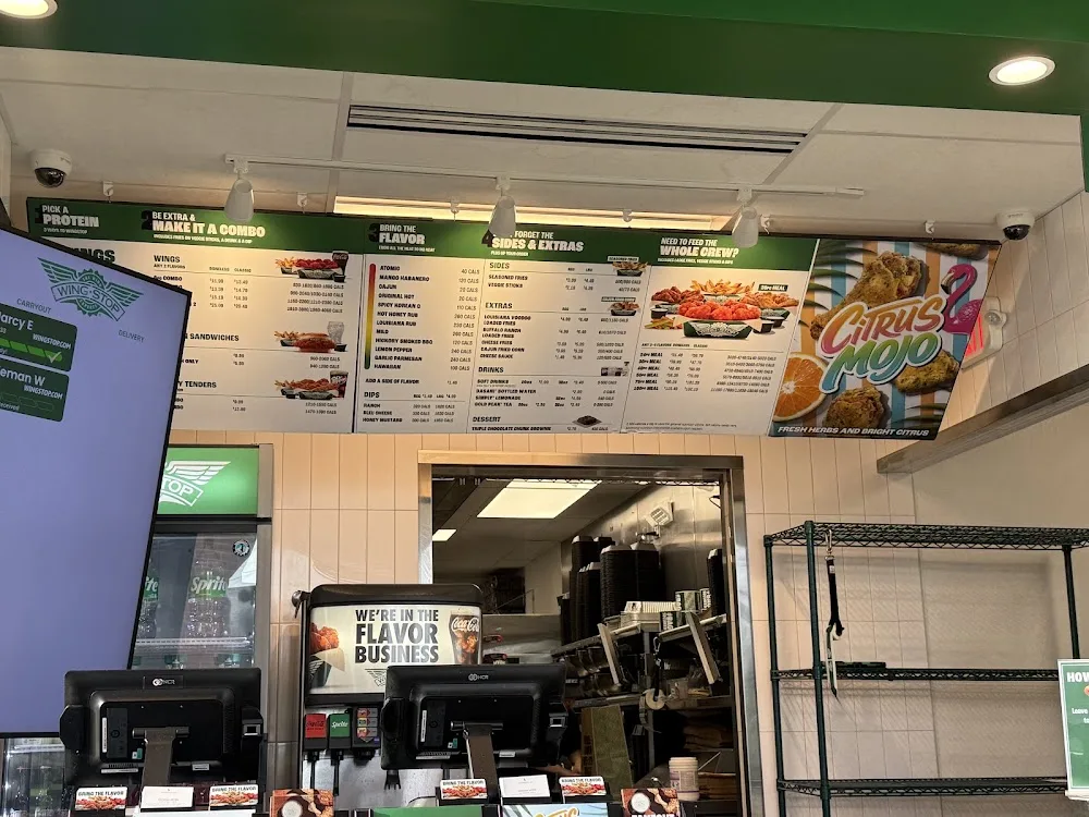 Wingstop food and storefront view at 8140 Beechmont Ave in Cincinnati, Ohio