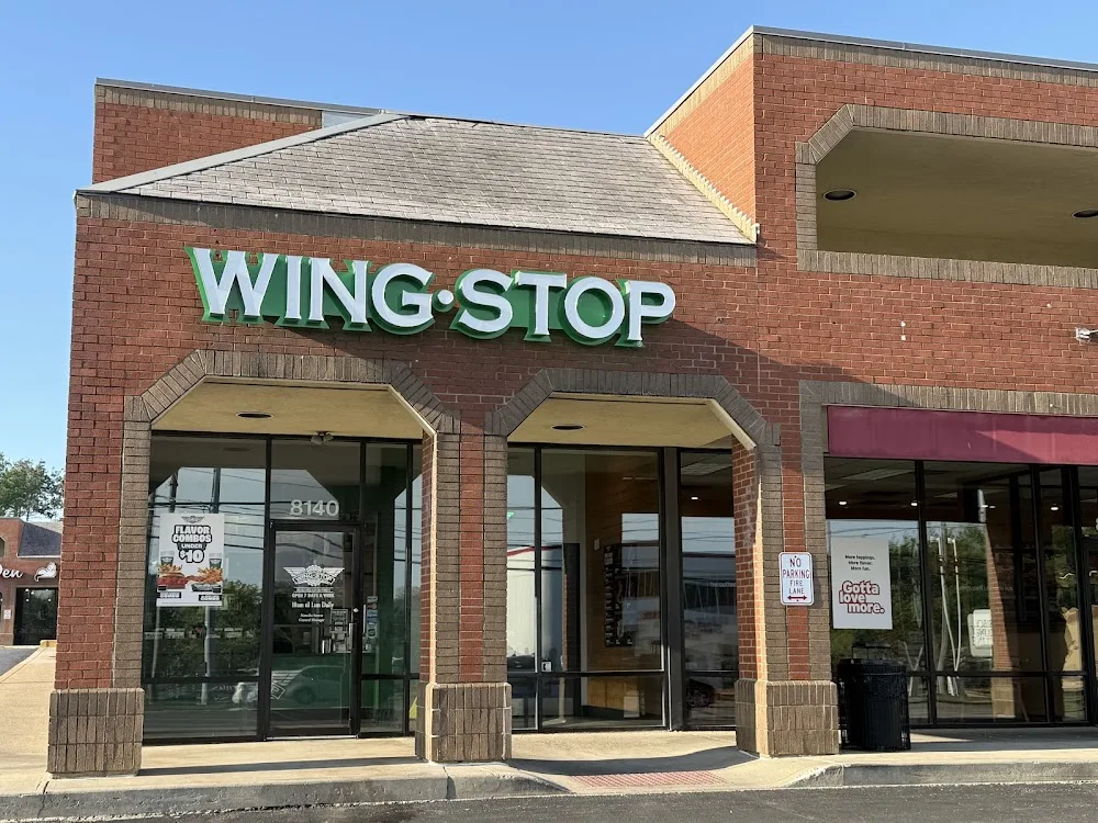 Wingstop food and storefront view at 8140 Beechmont Ave in Cincinnati, Ohio