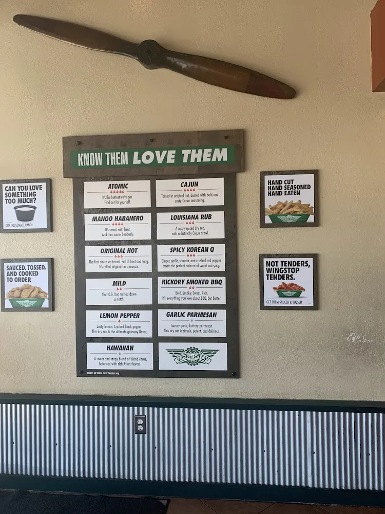 Wingstop food and storefront view at 16902 Harvard Ave in Cleveland, Ohio