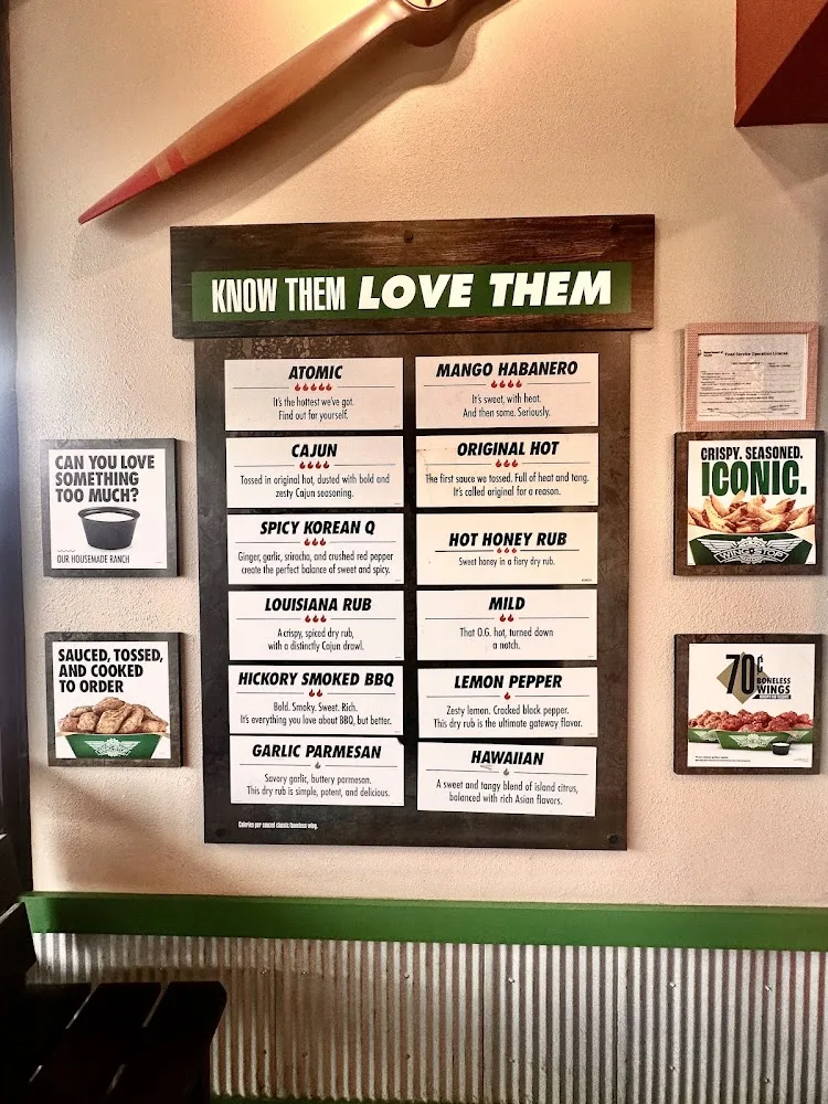 Wingstop food and storefront view at 2520 Bethel Road in Columbus, Ohio