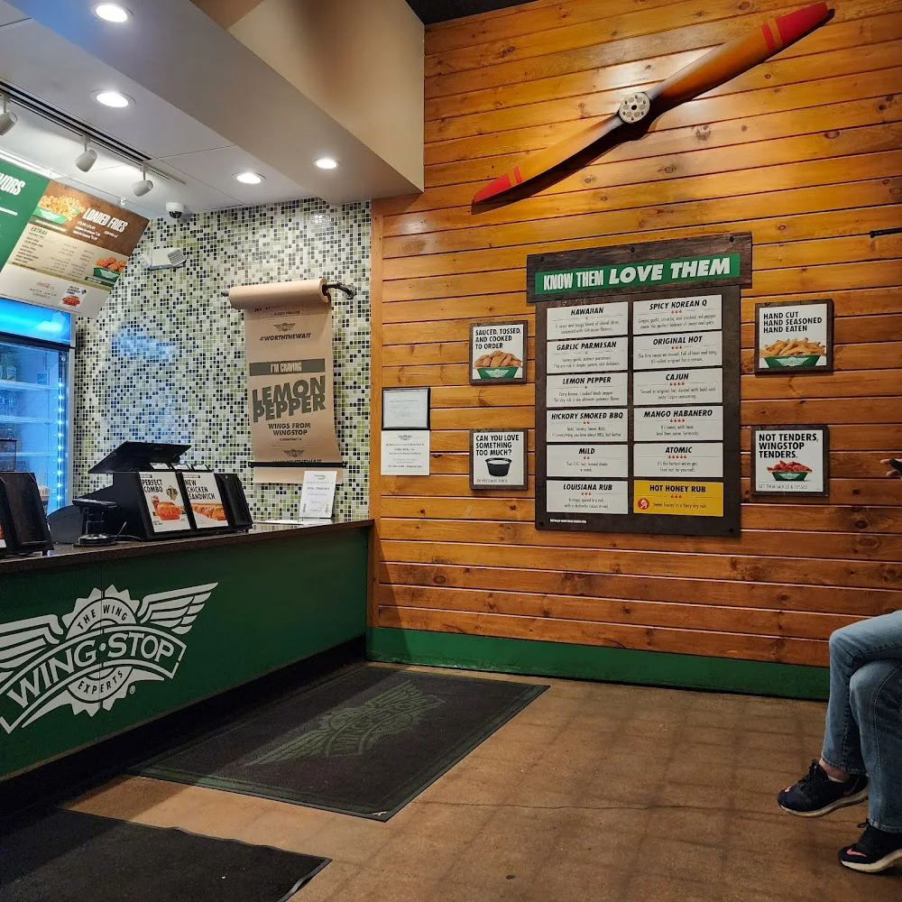 Wingstop food and storefront view at 4149 N. Main Street in Dayton, Ohio