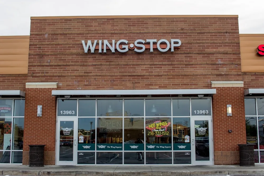 Wingstop food and storefront view at 13963 Cedar Rd in South Euclid, Ohio
