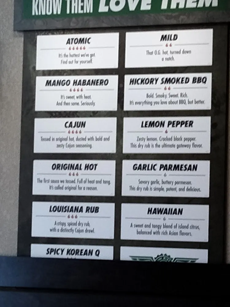 Wingstop food and storefront view at 8641 W. Ridgewood Dr. in Parma, Ohio
