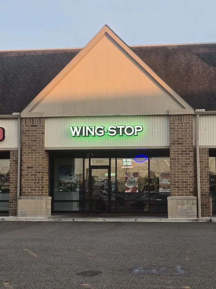 Wingstop food and storefront view at 5517 Mahoning Ave in Youngstown, Ohio