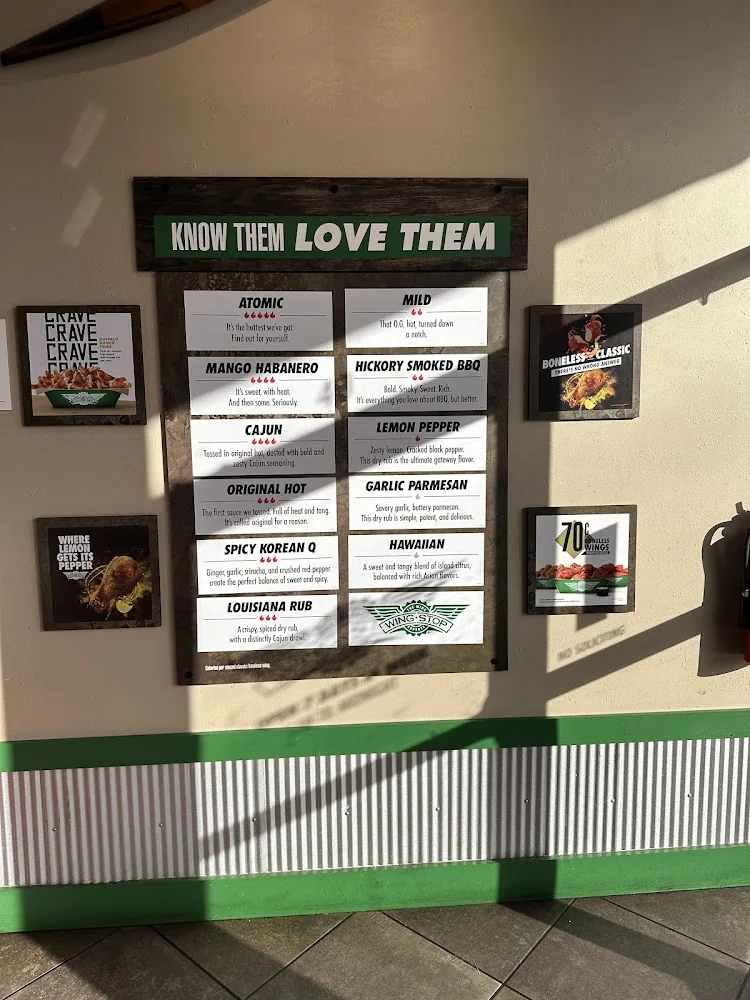 Wingstop food and storefront view at 48 Boardman Poland Rd in Youngstown, Ohio