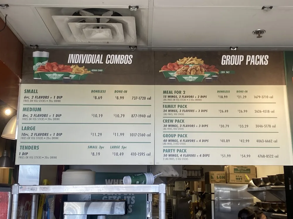 Wingstop food and storefront view at 1812 24Th Ave Nw in Norman, Oklahoma