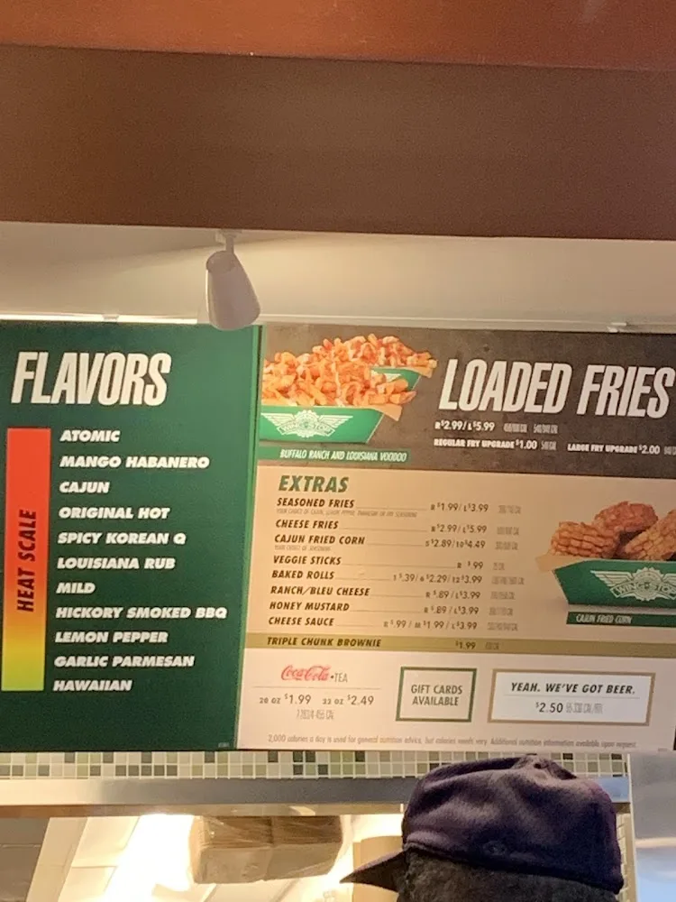 Wingstop food and storefront view at 717 S. I-35 Service Rd. in Moore, Oklahoma