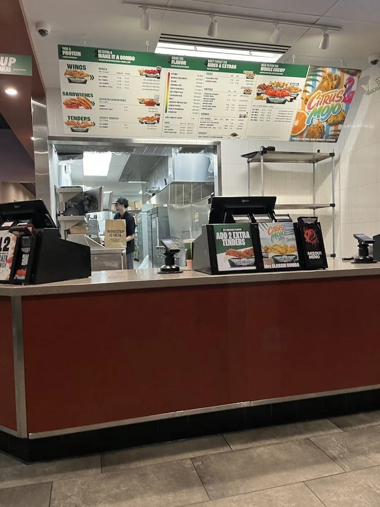 Wingstop food and storefront view at 5900 W Memorial Rd in Oklahoma City, Oklahoma