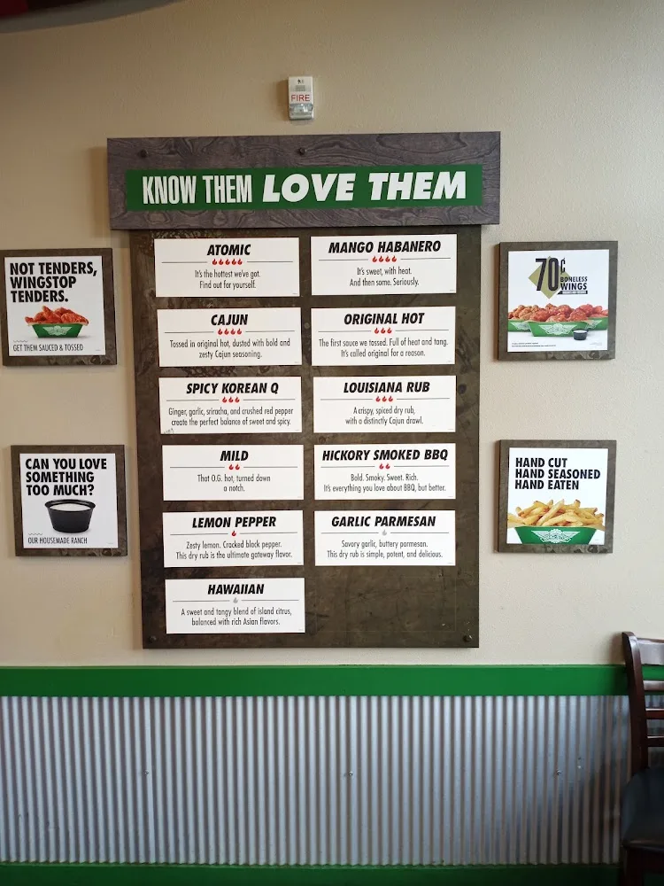 Wingstop food and storefront view at 5175 NE MLK Blvd in Portland, Oregon