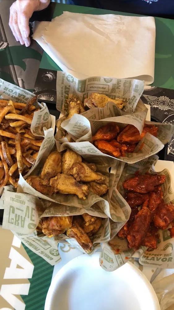 Wingstop food and storefront view at 4124 Se 82nd Ave Ste 800 in Portland, Oregon