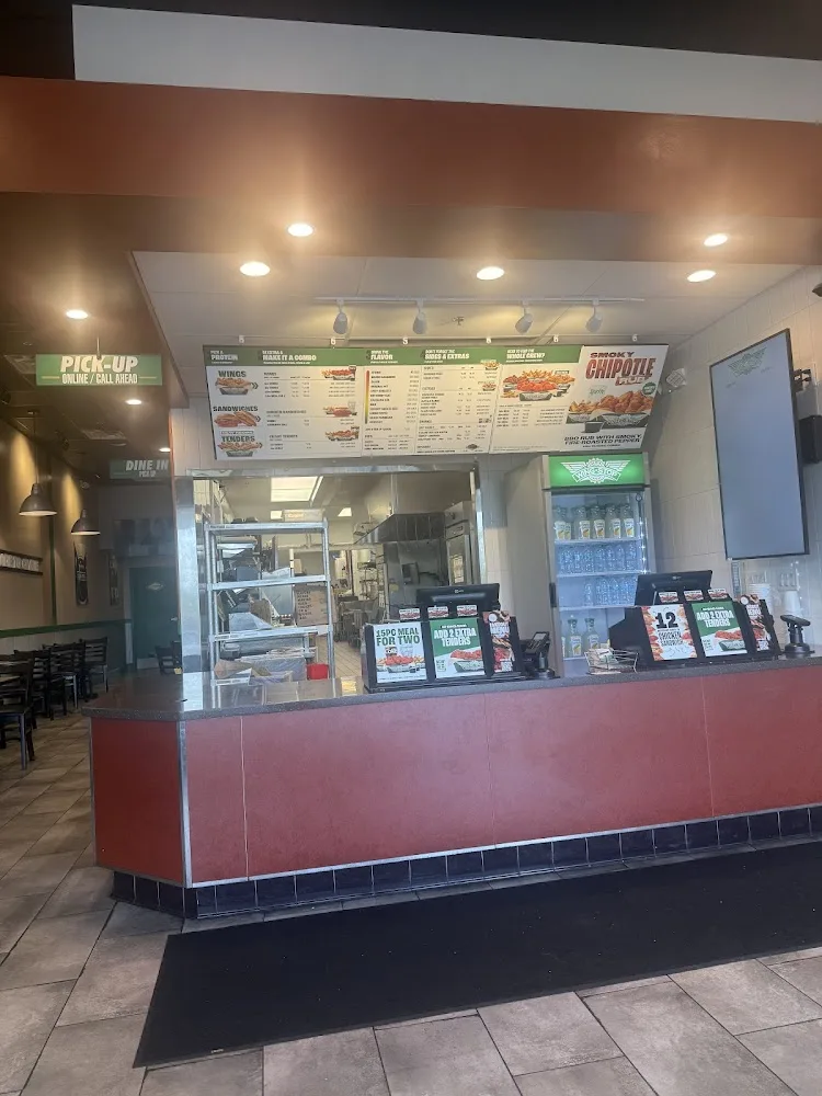 Wingstop food and storefront view at 5990 University Blvd in Coraopolis, Pennsylvania