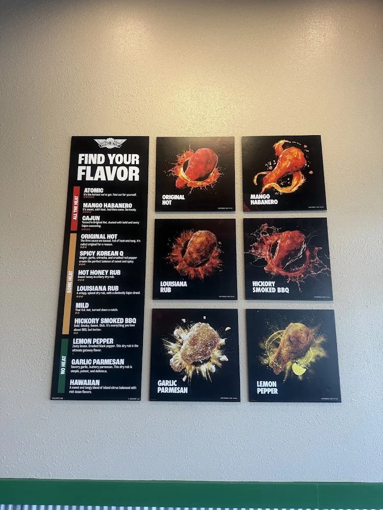 Wingstop food and storefront view at 5990 University Blvd in Coraopolis, Pennsylvania