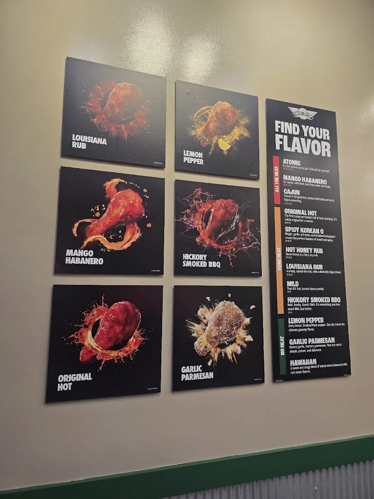 Wingstop food and storefront view at 4919 Jonestown Rd in Harrisburg, Pennsylvania