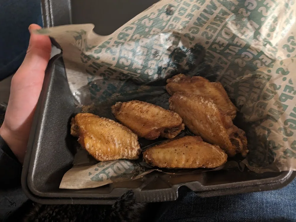 Wingstop food and storefront view at 197 Kenwood Drive Suite B in Levittown, Pennsylvania