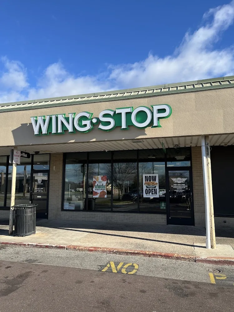 Wingstop food and storefront view at 107 W Germantown Pike suite 4 in Norristown, Pennsylvania