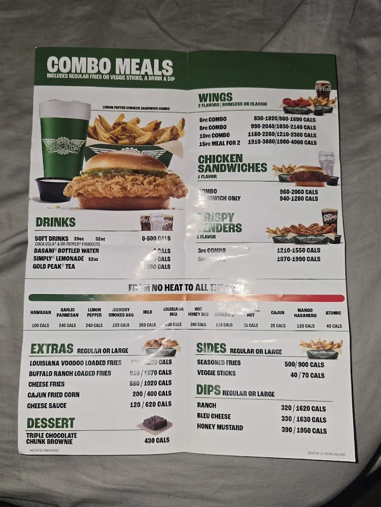 Wingstop food and storefront view at 5810 Penn Ave in Pittsburgh, Pennsylvania