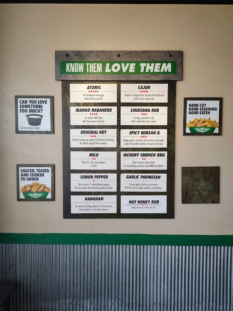 Wingstop food and storefront view at 240 S. 69th St in Upper Darby, Pennsylvania