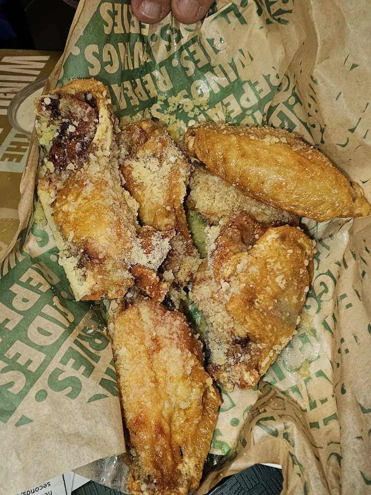 Wingstop food and storefront view at 530 E. Lancaster Ave in Shillington, Pennsylvania