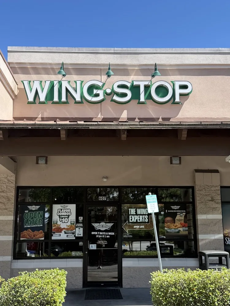 Wingstop food and storefront view at 25 Bluffton Rd Ste 607 in Bluffton, South Carolina