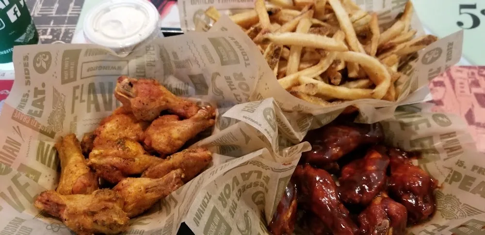 Wingstop food and storefront view at 272 Robert Smalls Pkwy in Beaufort, South Carolina