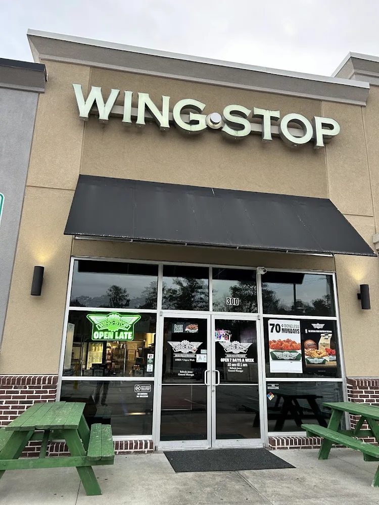 Wingstop food and storefront view at 106 Percival Road in Columbia, South Carolina