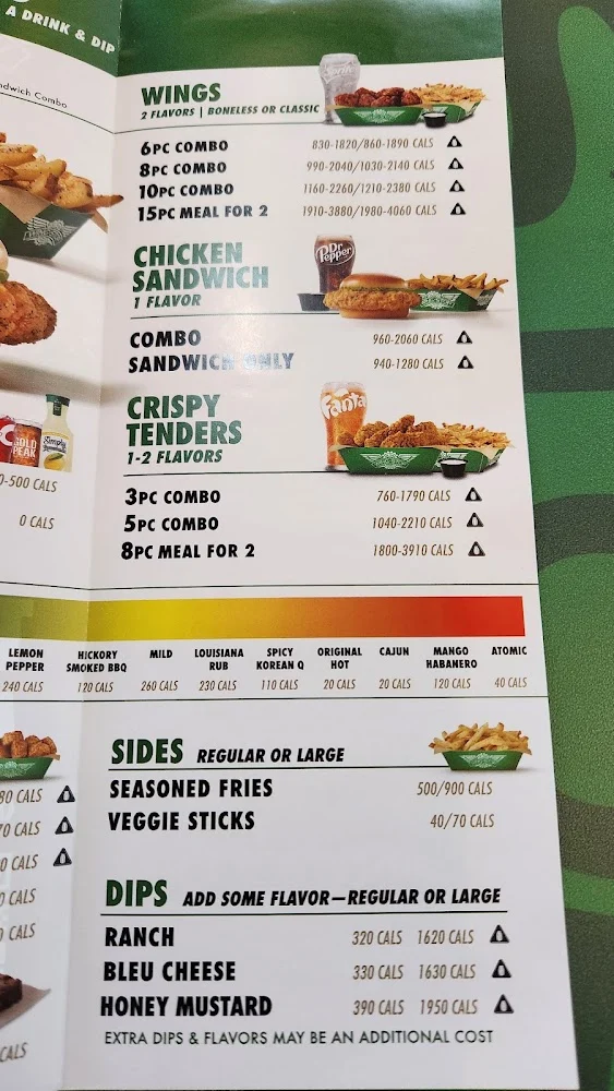 Wingstop food and storefront view at 4611 Hardscrabble Rd in Columbia, South Carolina