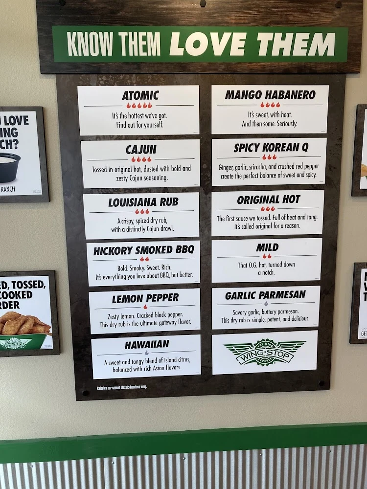Wingstop food and storefront view at 5714 Brainerd Rd in Chattanooga, Tennessee