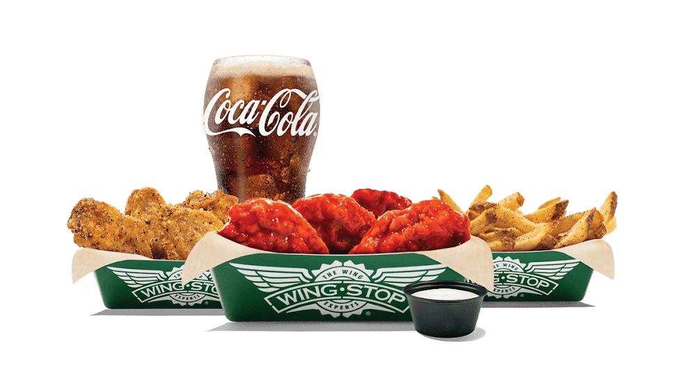 Wingstop food and storefront view at 2965 Fort Campbell Blvd in Clarksville, Tennessee