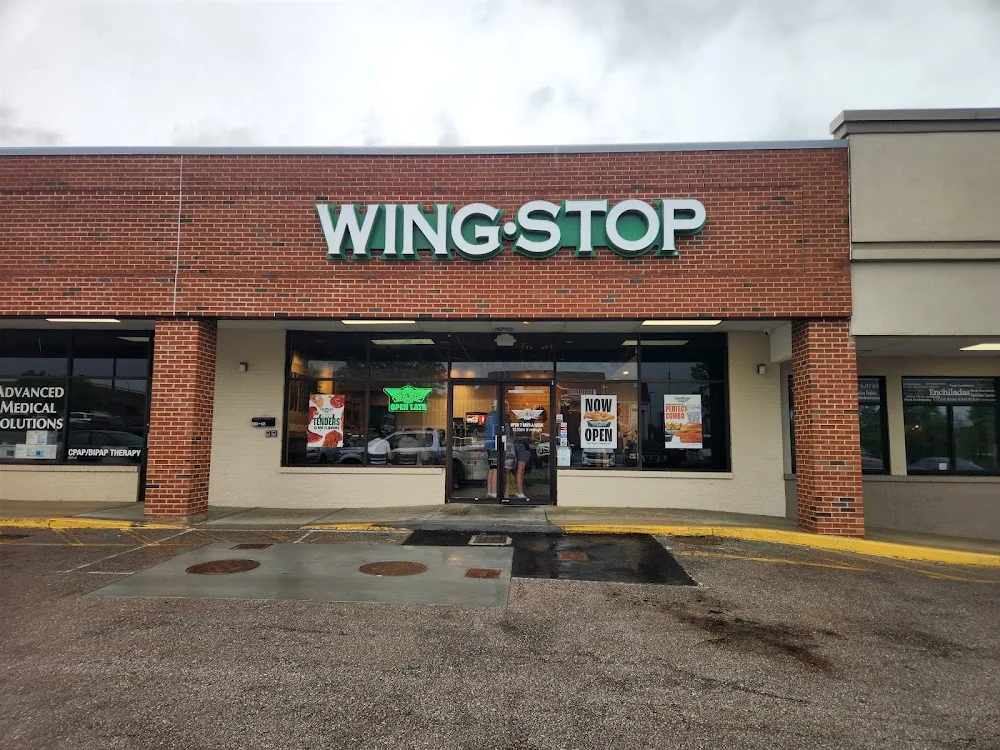 Wingstop food and storefront view at 1203 Murfreesboro Rd in Franklin, Tennessee