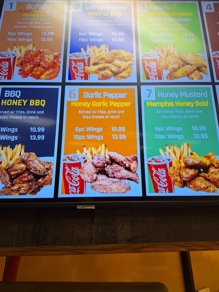 Wingstop food and storefront view at 7706 Winchester Rd Ste 103 in Memphis, Tennessee