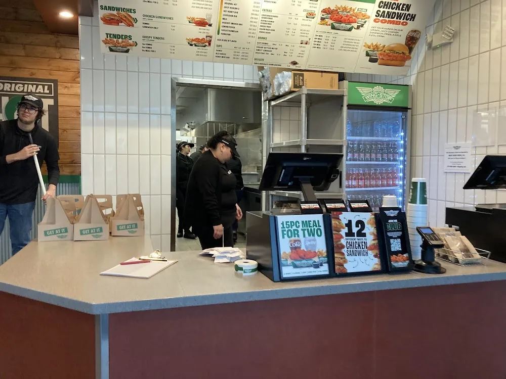 Wingstop food and storefront view at 479 Highway 76 in White House, Tennessee