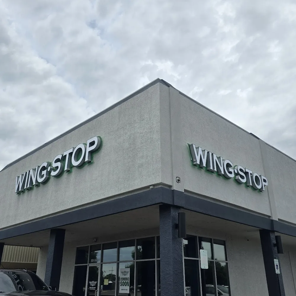 Wingstop food and storefront view at 2423 North Grand St in Amarillo, Texas