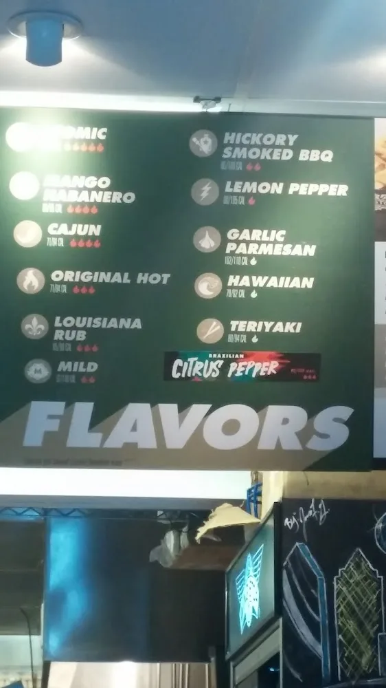 Wingstop food and storefront view at 2400 E Pioneer Pkwy Ste 110 in Arlington, Texas