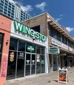 Wingstop food and storefront view at 2316 Guadalupe St in Austin, Texas