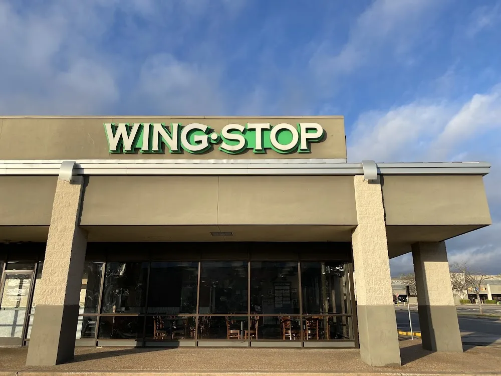 Wingstop food and storefront view at 13450 Research Blvd in Austin, Texas