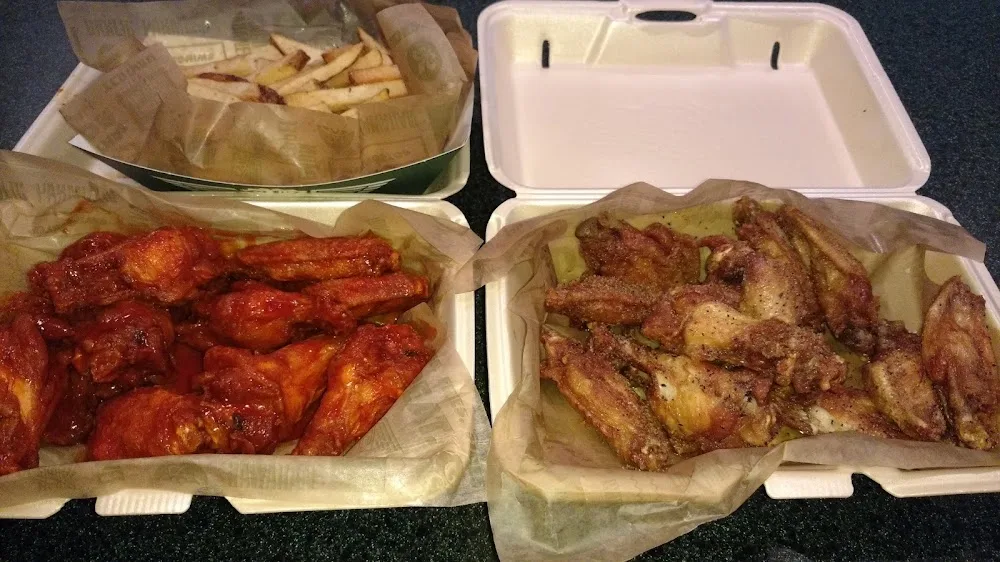 Wingstop food and storefront view at 209 Sparta Road in Belton, Texas