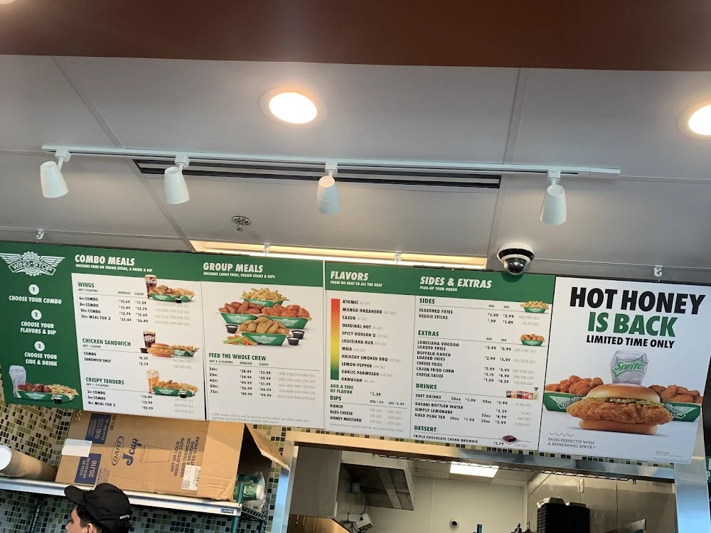 Wingstop food and storefront view at 900 S Crowley Rd in Crowley, Texas