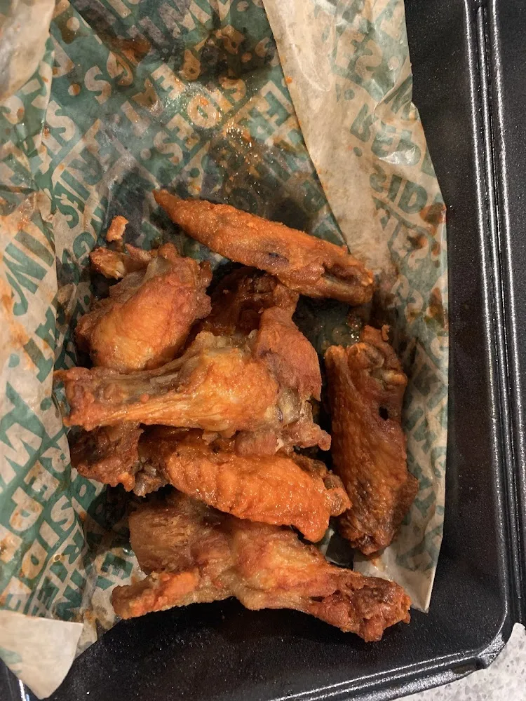 Wingstop food and storefront view at 900 S Crowley Rd in Crowley, Texas