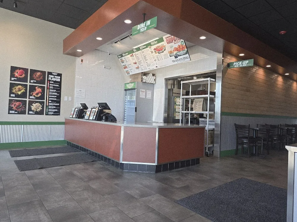 Wingstop food and storefront view at 22314 FM 529 in Cypress, Texas